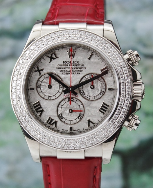(image for) A ROLEX 18K WHITE GOLD DAYTONA COSMOGRAPH - CERT / 116519